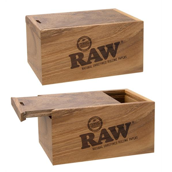 RAW Slide Box - Aufbewahrungsbox aus Holz - groß