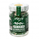 PURIZE Aktivkohlefilter - 5.9mm - 100er im Glas - grün